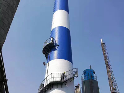 現(xiàn)以鋼煙囪新建工程、熱工藝表及控制裝置工程的劃分